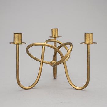 LJUSSTAKE, mässing, "Vänskapsknuten", Josef Frank, Svenskt Tenn.