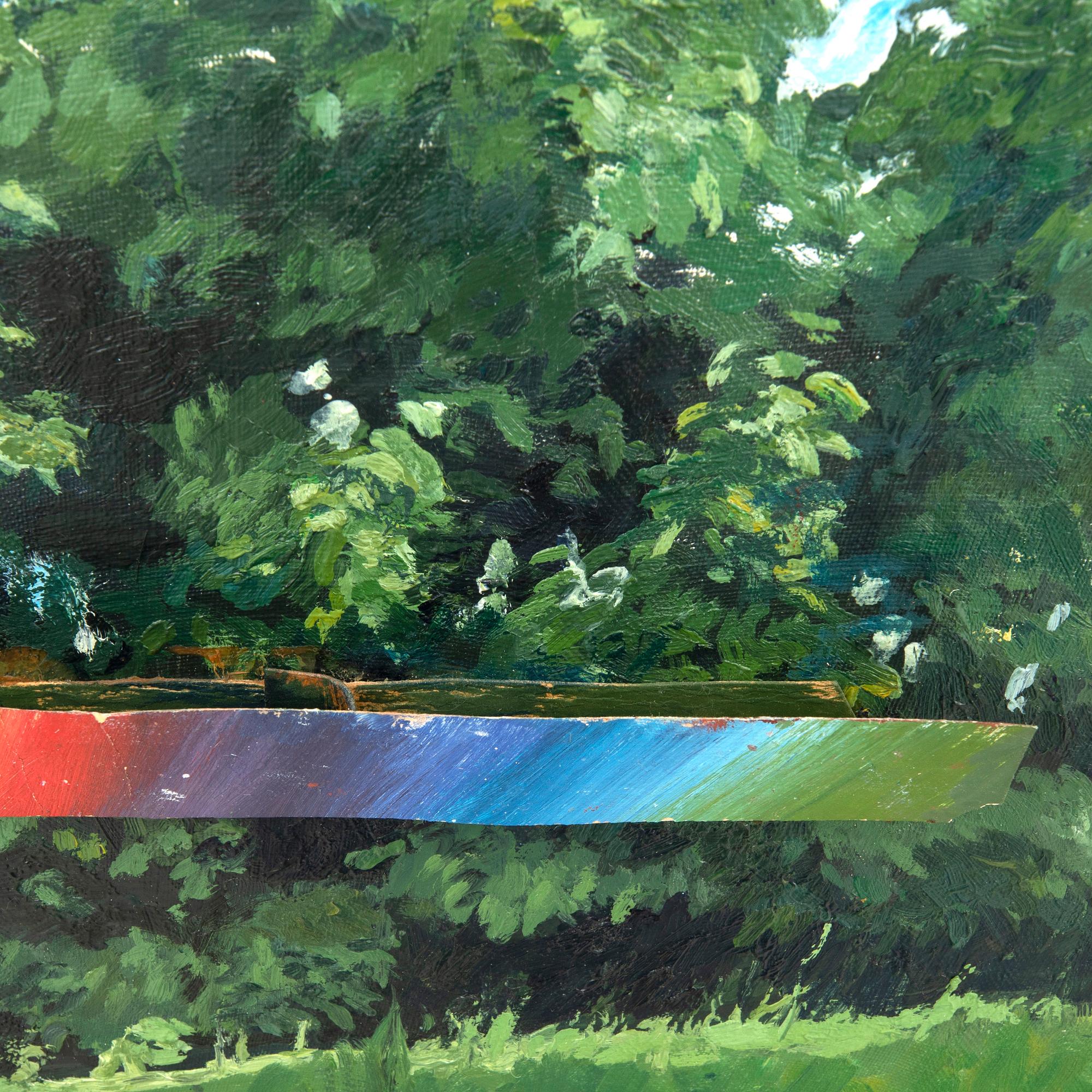 Gerhard Nordström, oil on panel with extension signed.
