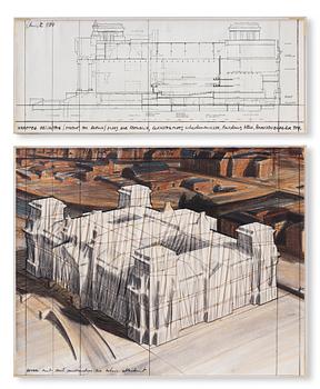 761. Christo & Jeanne-Claude, "Wrapped Reichstag (Project for Berlin)".