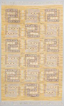 A CARPET, flat weave, around 269 x 178 cm.