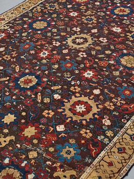 A carpet, fragment, an antique Karabagh 18th century, ca 293-300,5 x 202,5-205,5 cm.