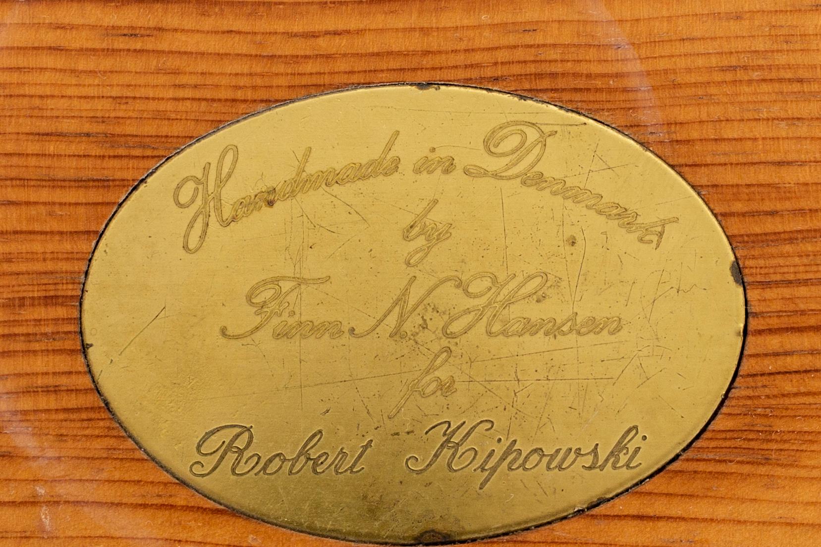 Andreas Hansen, skrivbord med skrivbordsstol, Hadsten Träindustri Danmark, sekelskiftet 2000.