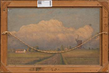 PETER ADOLF PERSSON, oil on canvas, signed on painting on the reverse.