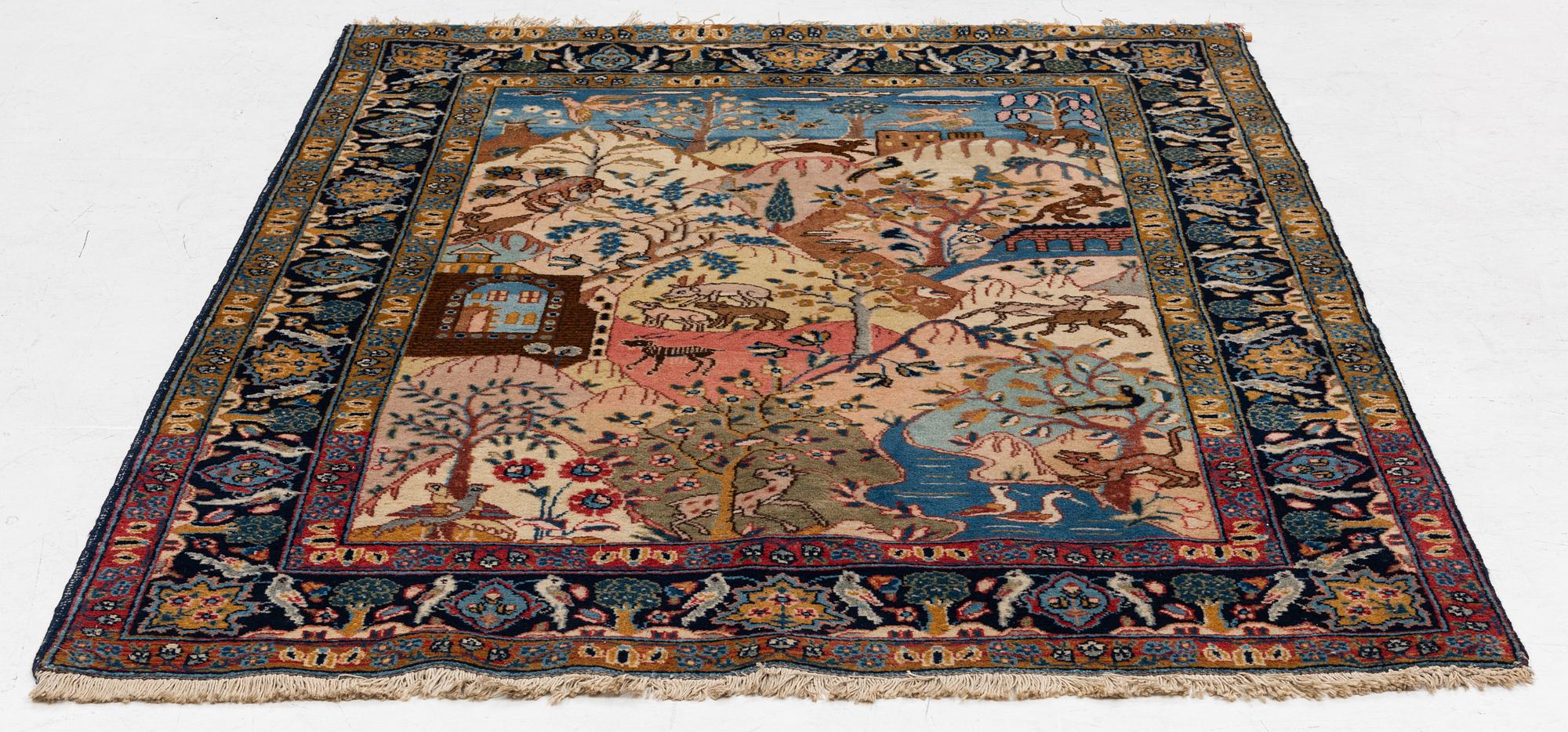 Carpet, oriental, 185 x 135 cm.