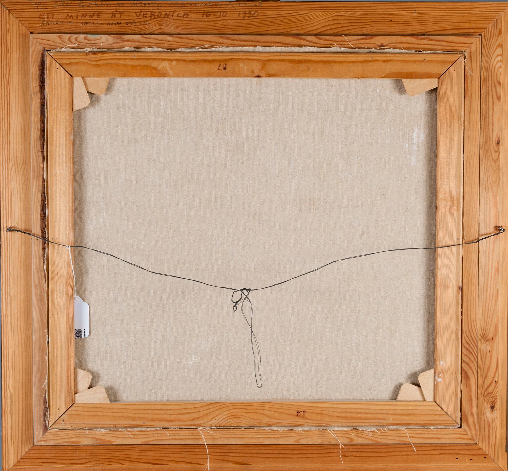 BORE FORSBÄCK, olja på duk, signerad och daterad -75.