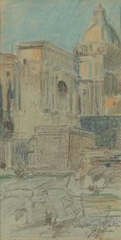 Oscar Björck, From the Roman Forum, Rome.
