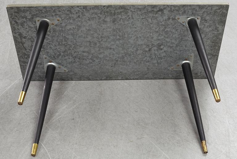 Marian Zawadzki, a ceramic tile table, Tilgmans, signed MZ and dated 58.