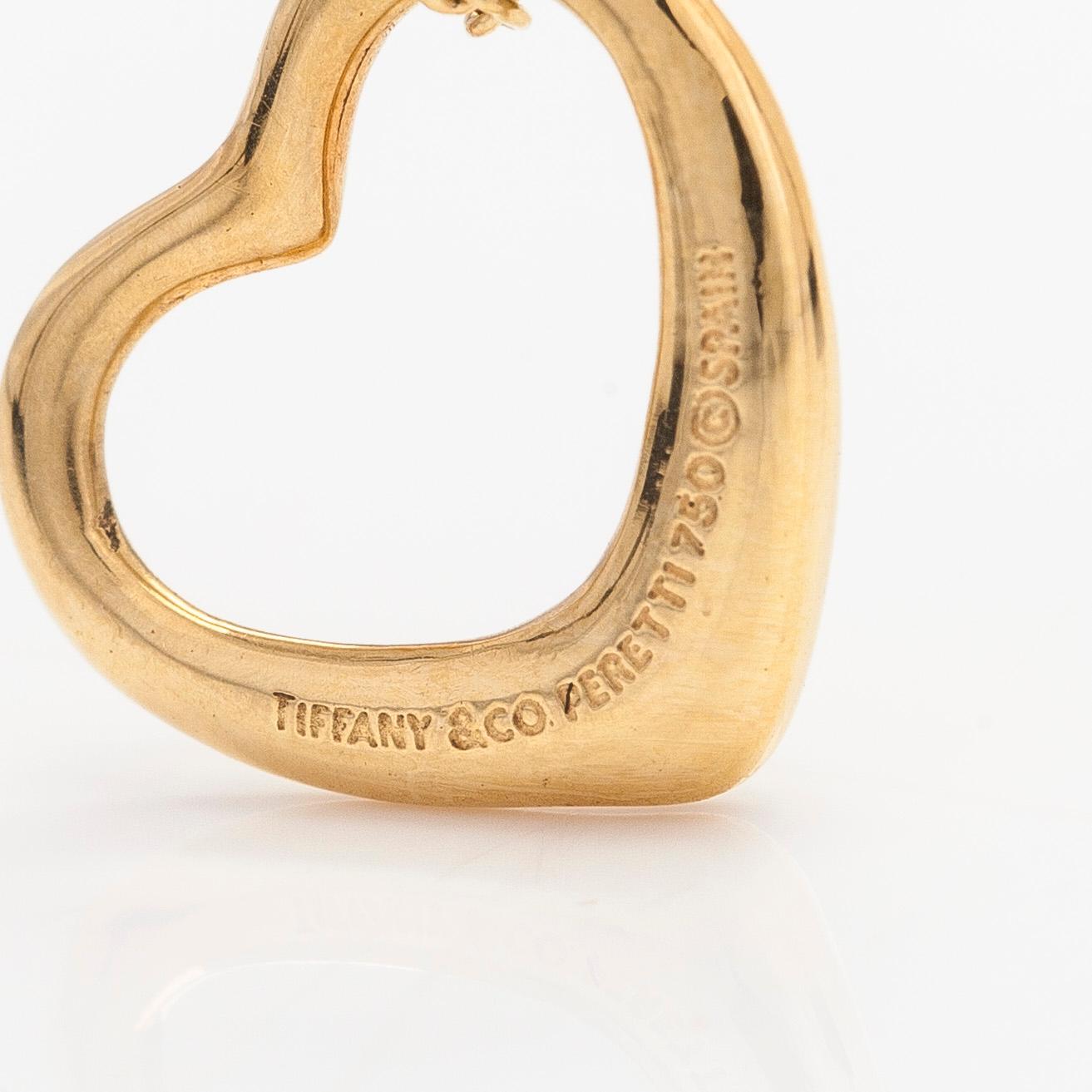 Tiffany & Co, Elsa Peretti, kaulakoru, "Open Heart", 18K kultaa.