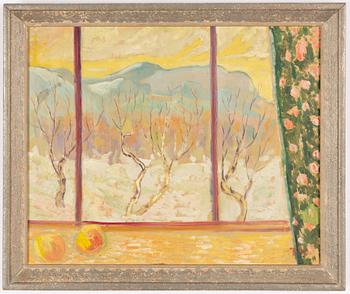 Tord Leander-Engström, Utsikt genom fönster.