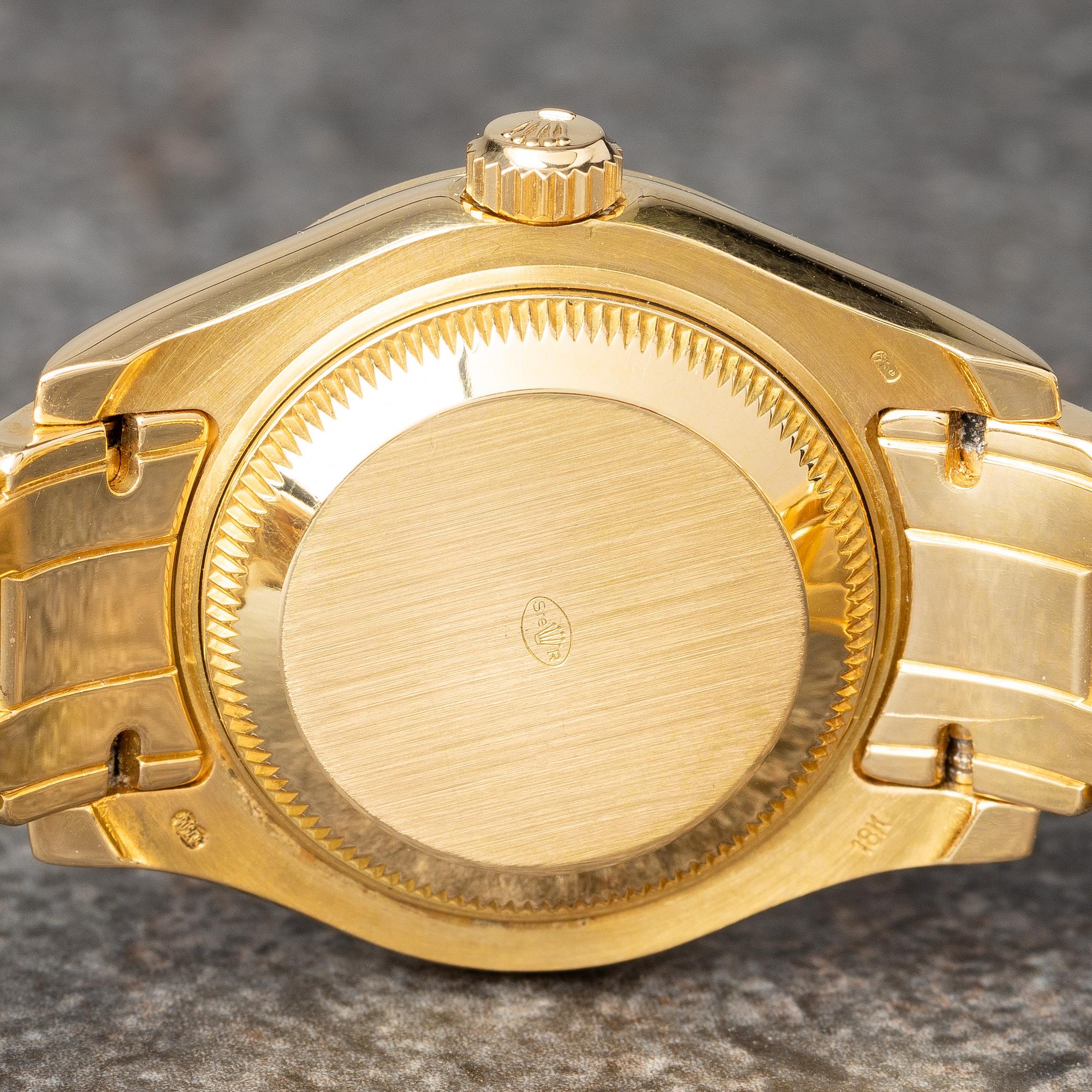 Rolex, Datejust, Pearlmaster, "Baguette Bezel", "Diamond-Set Bracelet", "MOP Dial", ca 1995.