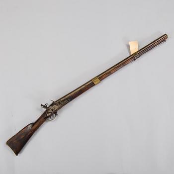 A swedish flintlock rifle early 19th century.