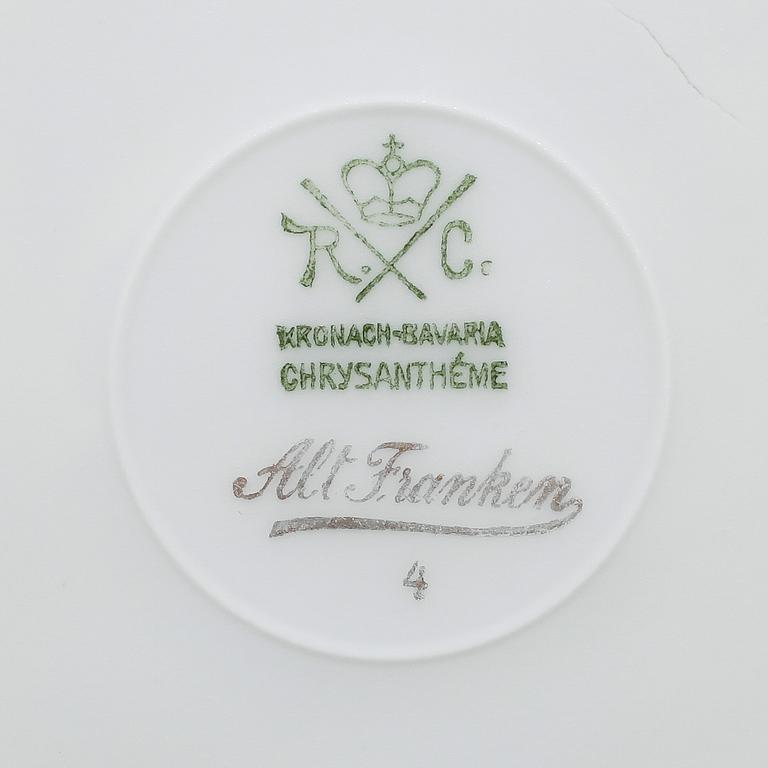 SERVISPORSLIN, 14 delar, Rosenthal, 1900-talets första hälft.
