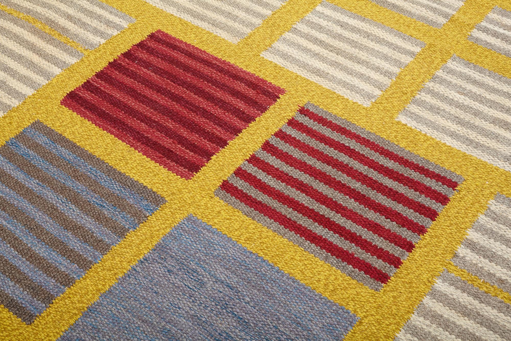 MATTA, rölakan, ca 298 x 194 cm, Sverige omkring 1950.