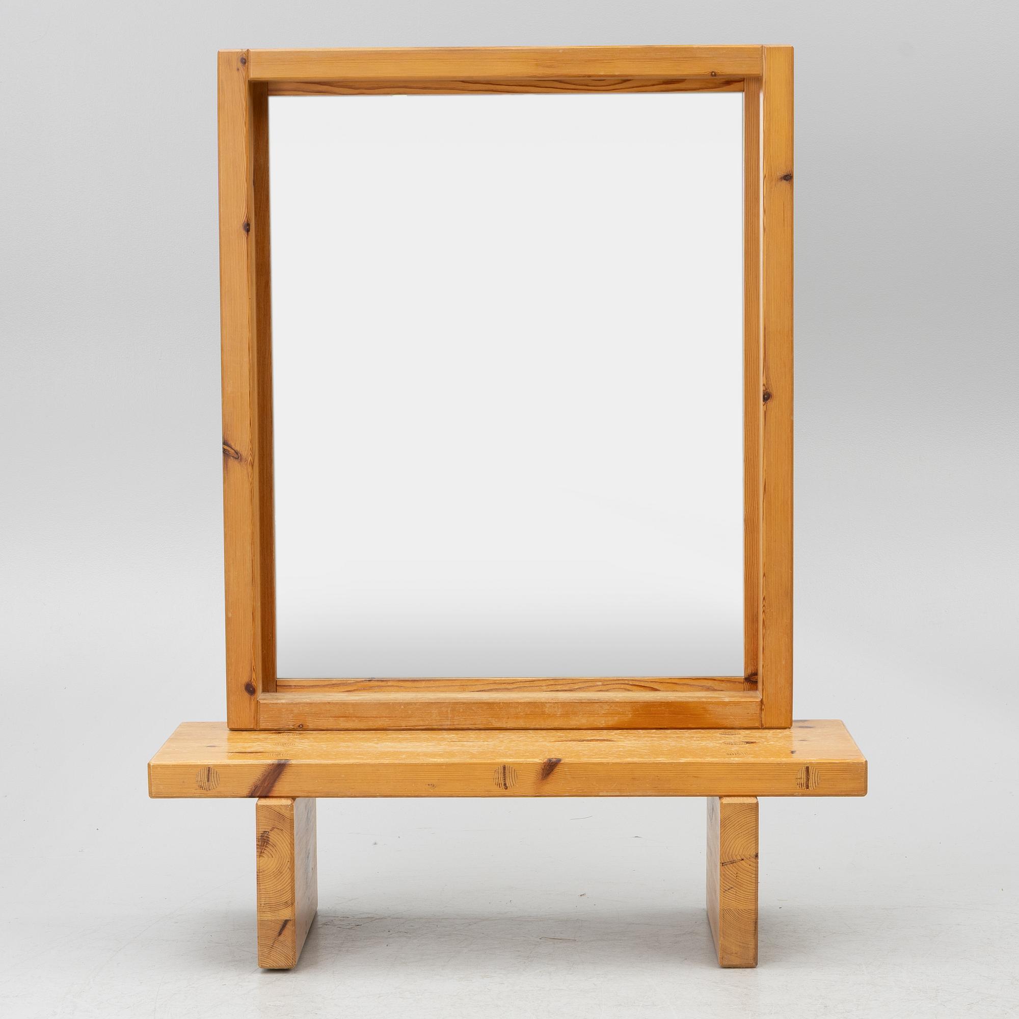Roland Wilhelmsson, Hall furniture, 2 pieces, signed.