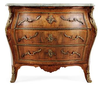 A Swedish Rococo commode by L. Nordin.