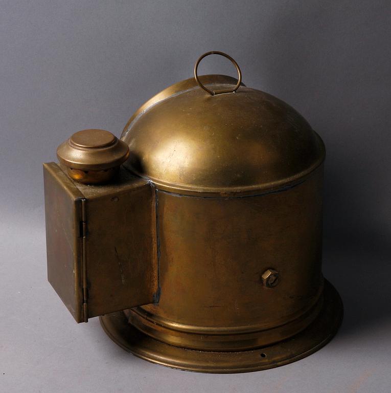 NAKTERHUS, mässing, 1800/1900-tal.