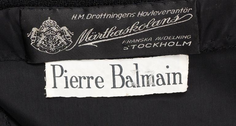 KLÄNNING, Pierre Balmain, Märthaskolan.