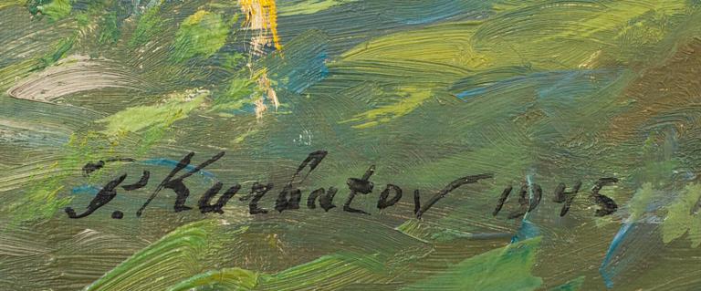PETER KURBATOV, olja på duk, sign. och dat. 1945.