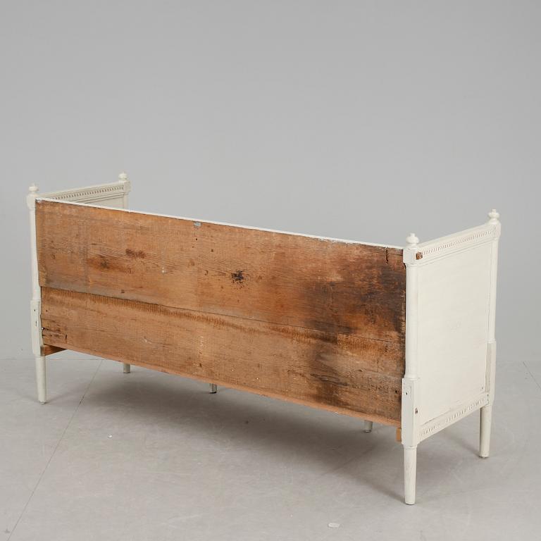 SOFFA/ SÄNG, gustaviansk, 1700-talets andra hälft.