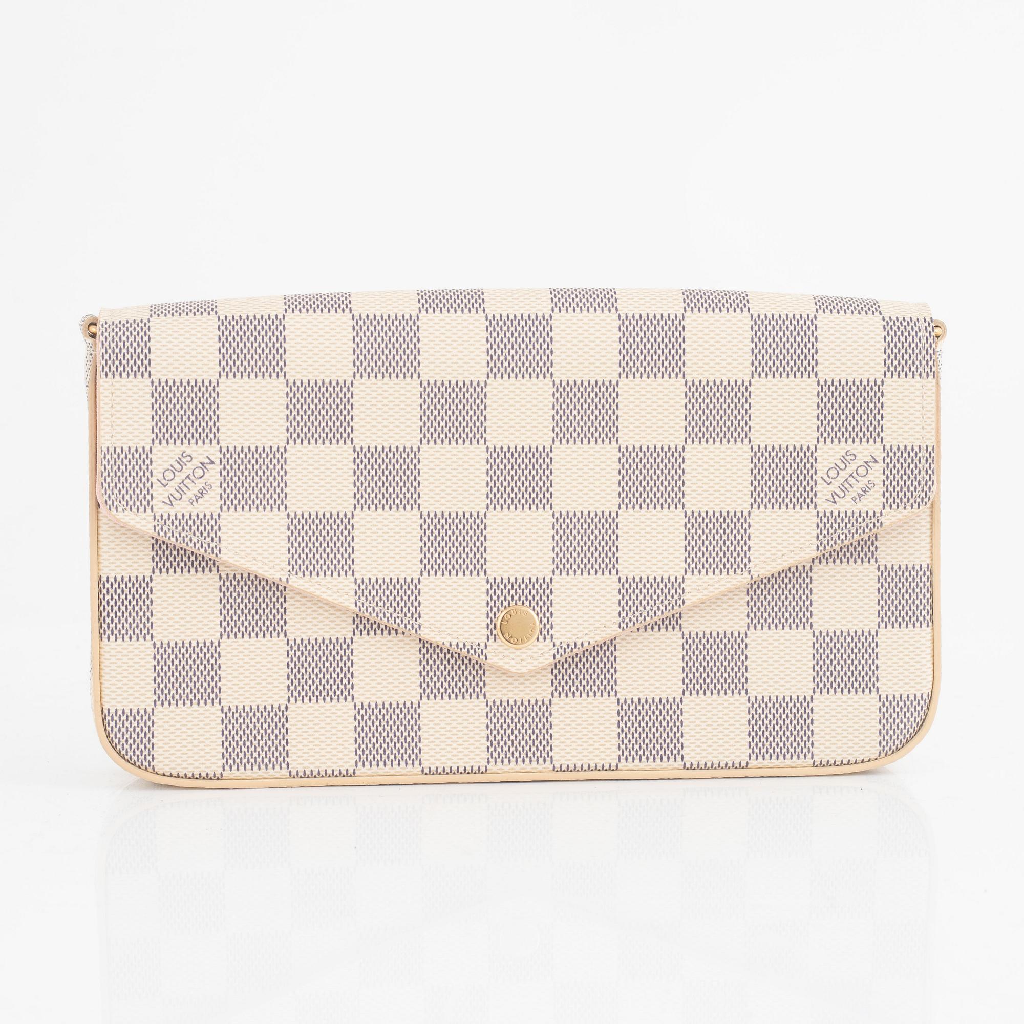 Louis vuitton pochette félicie white top