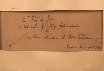 SEVERIN NILSON, öljy levylle, signeerattu.