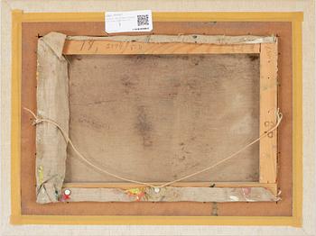 BENGT LINDSTRÖM. Olja på duk. Sign Lindström.