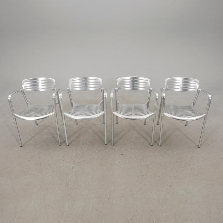 Jorge Pensi, four "Toledo" chairs for Amat-3 Spain.