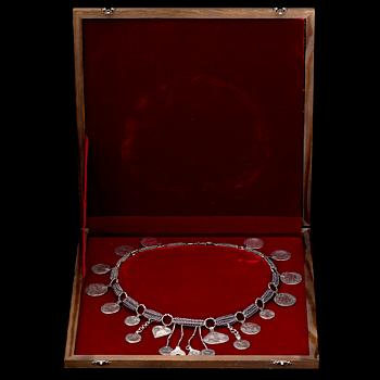 A KALEVALA KORU ANNIVERSARY NECKLACE, 150 years, silver, 1985.