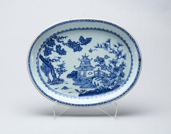 UPPLÄGGNINGSFAT, porslin, Kina Qianlong (1736-1795).