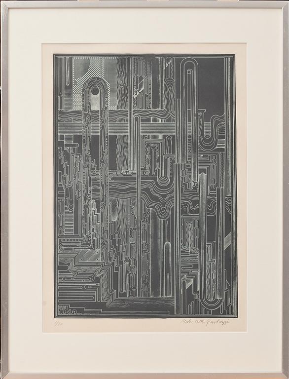 EDUARDO PAOLOZZI, etsning och akvatint, signerad och numrerad 1/70.