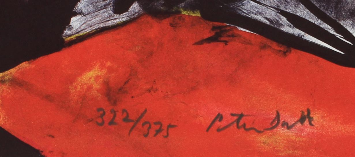 PETER DAHL, färglitografi, sign o numr 322/375.