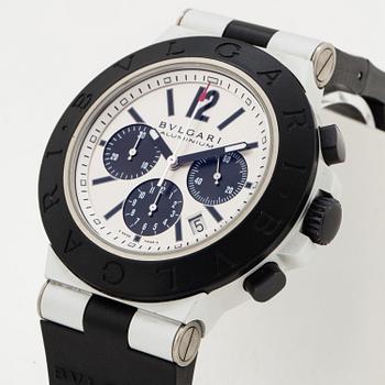 BVLGARI, Diagono, chronograph, wristwatch, 42 mm.