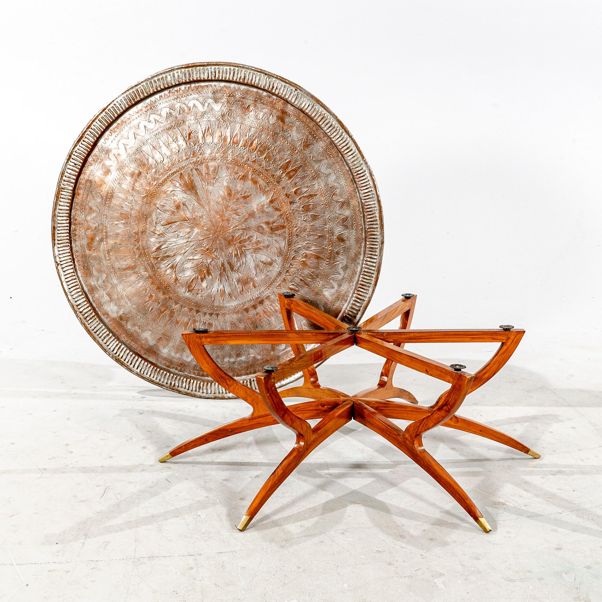 A 20th centiry Indian metal table.