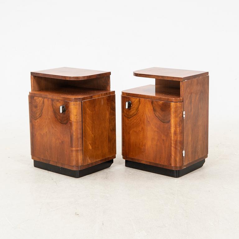 Sängbord ett par 1900-talets första hälft.