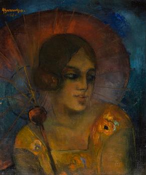 URHO AHONURHO, olja på duk, signerad och daterad -28.