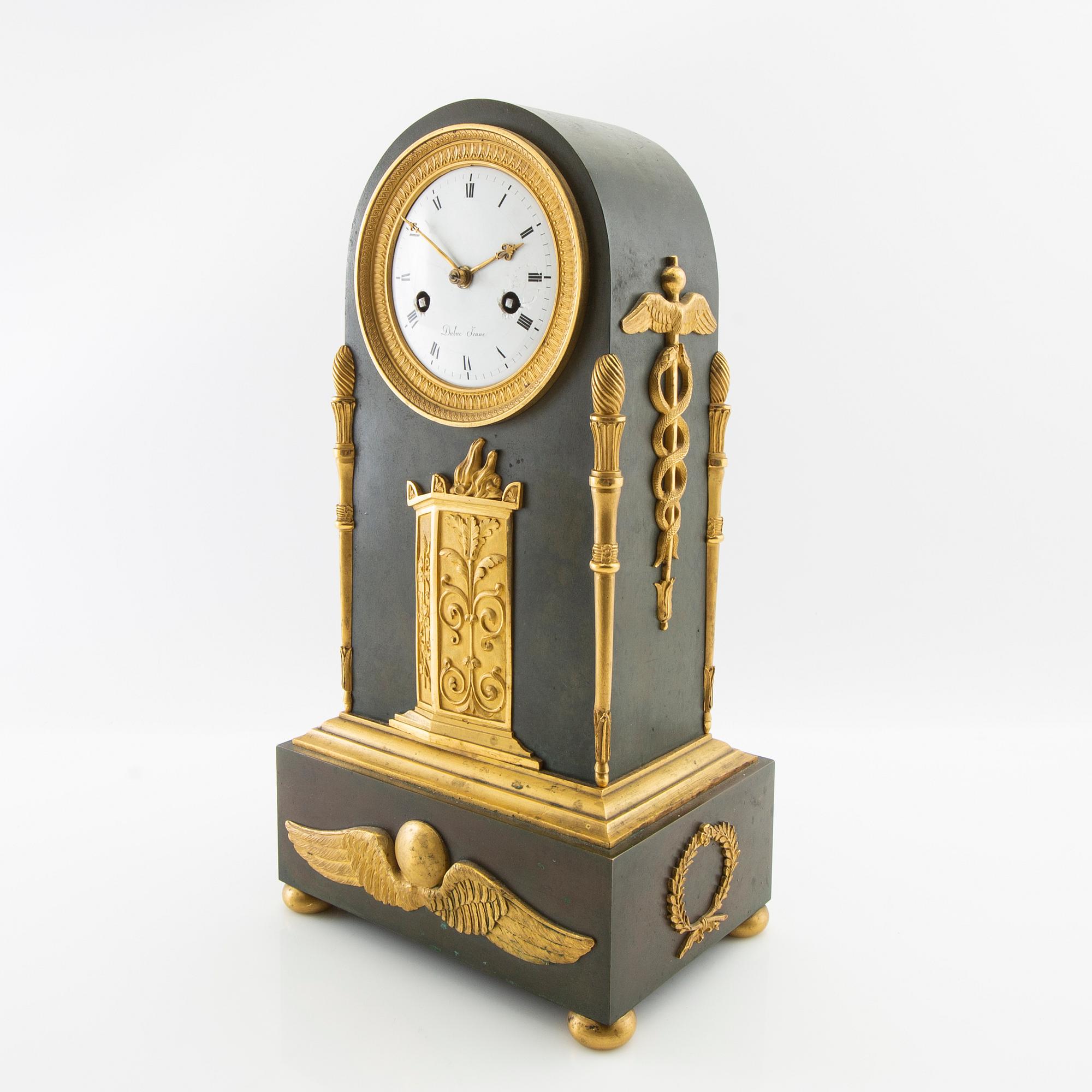 Jean-Baptiste-Gabriel Dubuc table pendulum Paris early 19th century.
