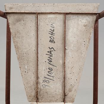 Jonas Bohlin, a "Concrete" armchair, Källemo, Värnamo, Sweden 1981.