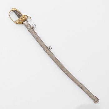 Sabel m/1859 för officer vid Infanteriet.