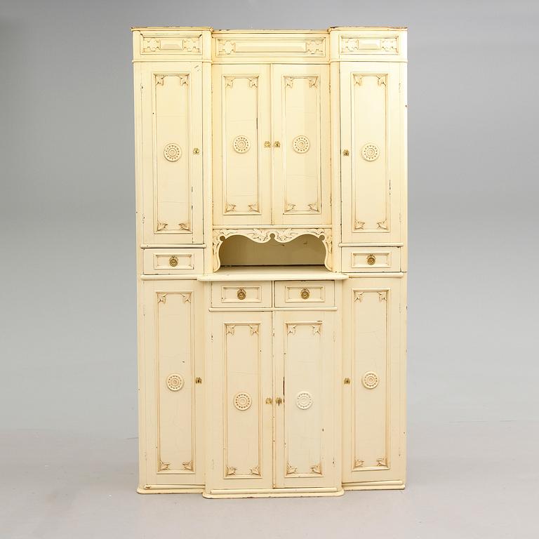 A painted cupboard, second half of the 20th century.