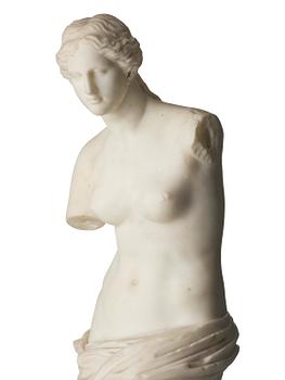 "Venus de Milo", troligen Italien, Grand Tour-souvenir, 1800-tal.