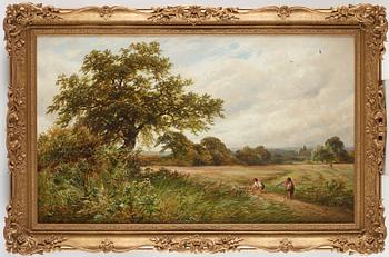 GEORGE TURNER, oil on canvas, signed Geo. Turner and dated 1880.