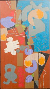 RAIMO VALO, oil on canvas, signed and dated -61.