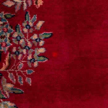 Carpet, Kirman Laver, semi-antique, 392 x 296 cm.