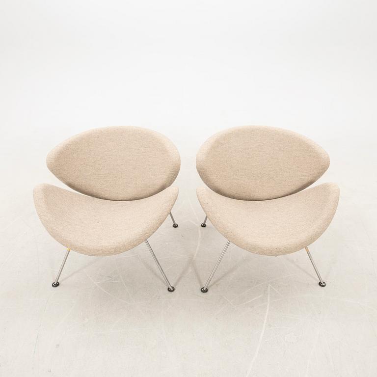 Pierre Paulin, armchairs 1 pair, "Orange Slice", Artifort,.