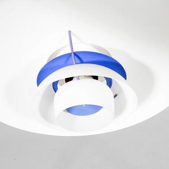 A Poul Henningsen PH5 ceiling pendant from Louis Poulsen Denmark alter part of the 20th century.