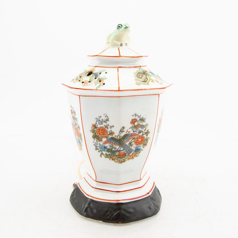 A Rosenthal porcelain perfume lamp first half of the 20th century.
