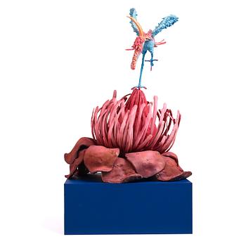Nathalie Djurberg & Hans Berg, "One Last Trip to the Underworld (Strawberry Red and Blue)".