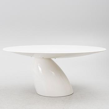 Eero Aarnio, a dining table, 'Parabel', designed in 1994.