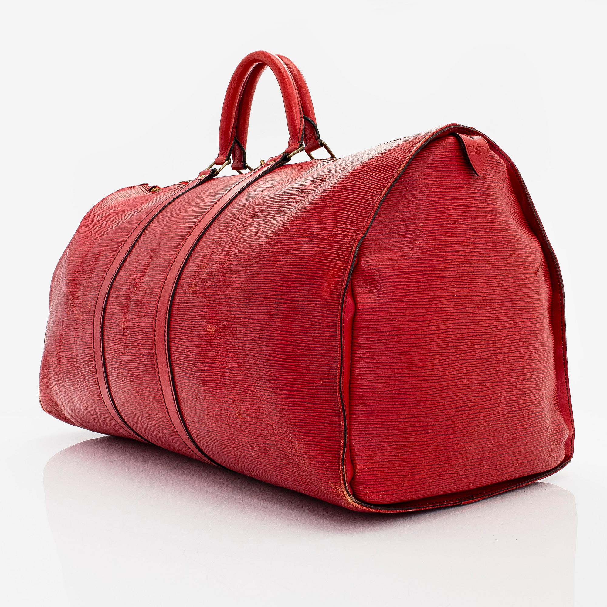 Louis Vuitton, weekendväska, "Epi Keepall 55".