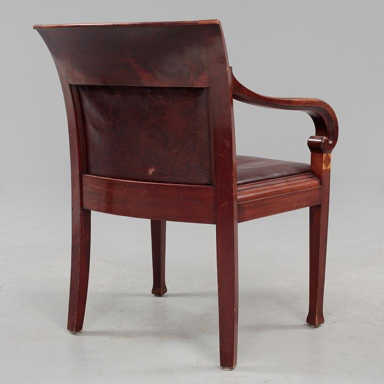 SKRIVSTOL, Otto Schulz, senjugend, omkring 1915.